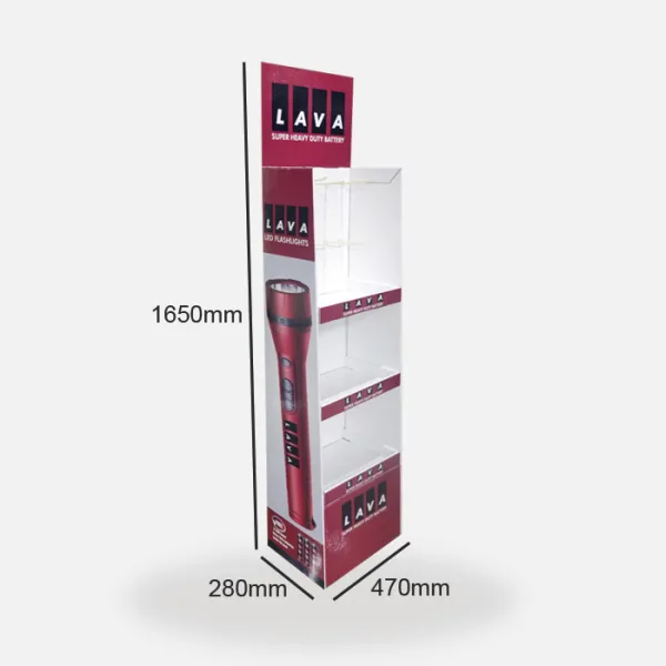 Display Shelf With Hooks